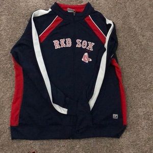 Gently used women’s Redsox zippered warm up jacket